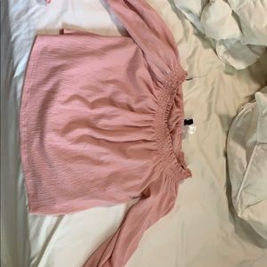 off the shoulder h and m crop top